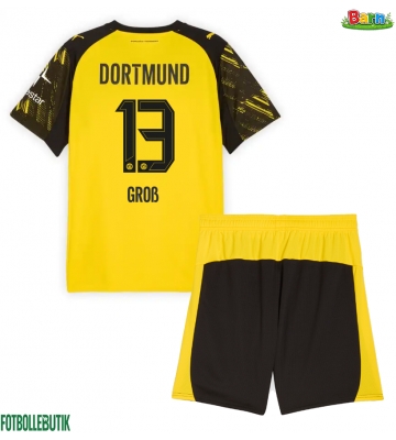 Borussia Dortmund Pascal Gross #13 Hemmaställ Barn 2025-26 Kortärmad (+ Korta byxor)